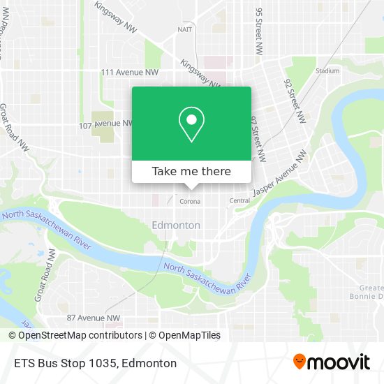 ETS Bus Stop 1035 map
