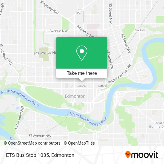 ETS Bus Stop 1035 map