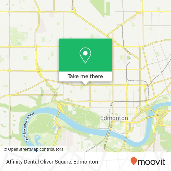 Affinity Dental Oliver Square map
