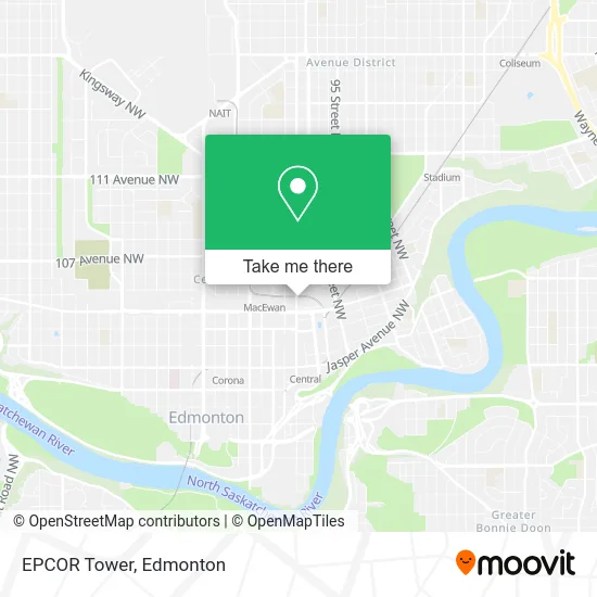 EPCOR Tower map