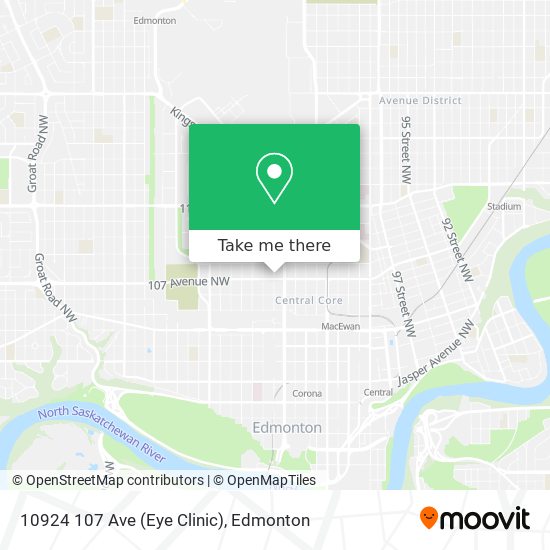10924 107 Ave (Eye Clinic) map
