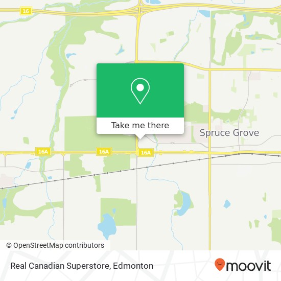 Real Canadian Superstore map