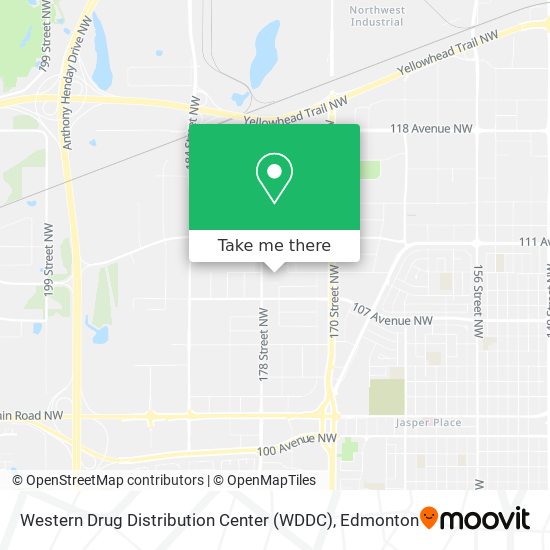 Western Drug Distribution Center (WDDC) map