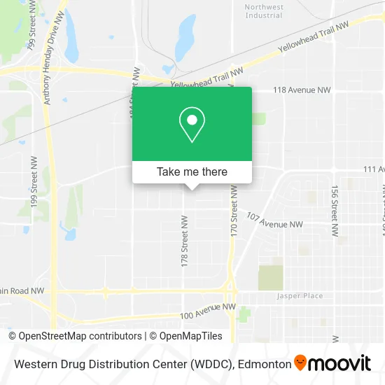 Western Drug Distribution Center (WDDC) map