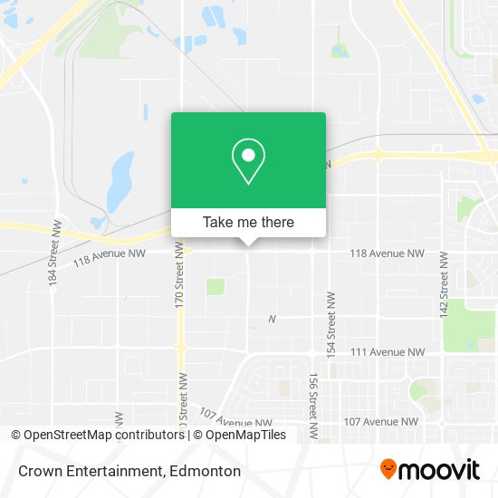 Crown Entertainment map