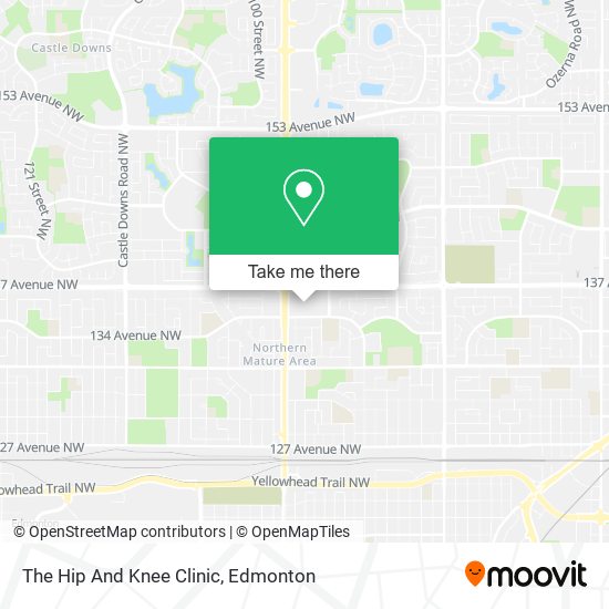The Hip And Knee Clinic map