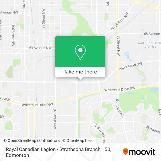 Royal Canadian Legion - Strathcona Branch 150 map