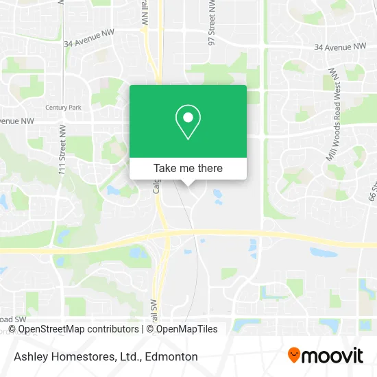 Ashley Homestores, Ltd. map