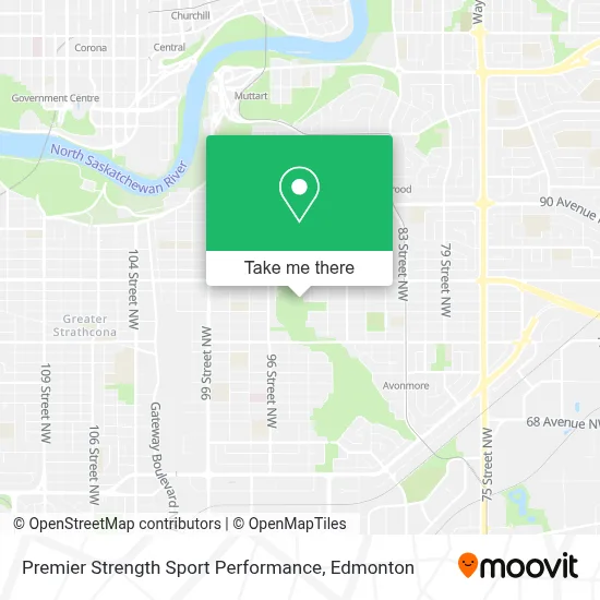 Premier Strength Sport Performance map
