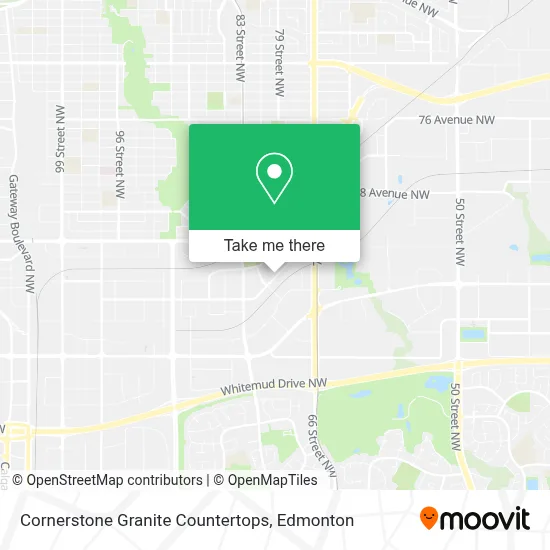 Cornerstone Granite Countertops map
