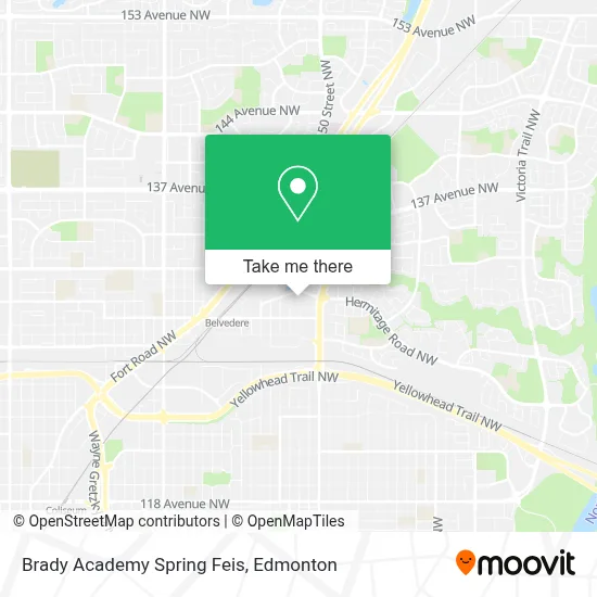 Brady Academy Spring Feis map