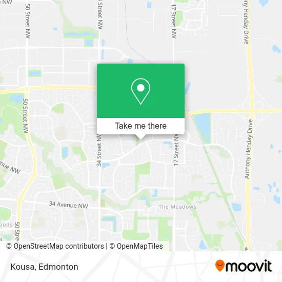 Kousa map