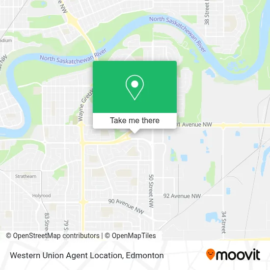 Western Union Agent Location map