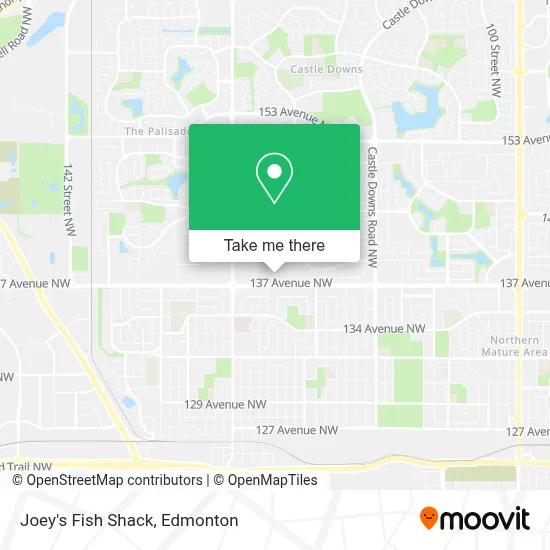 Joey's Fish Shack map