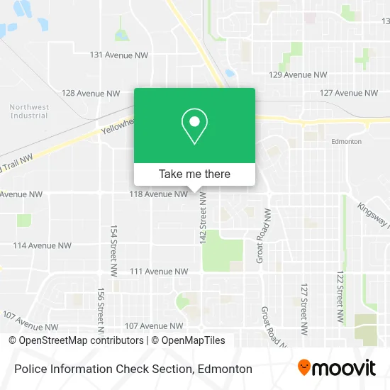 Police Information Check Section map