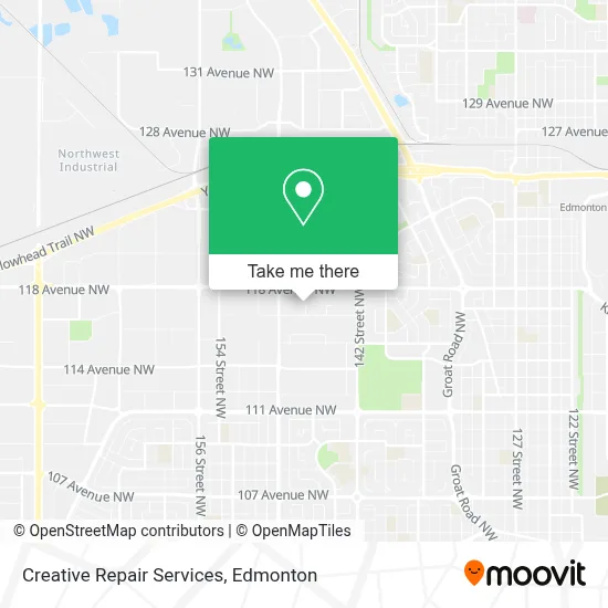 Creative Repair Services map