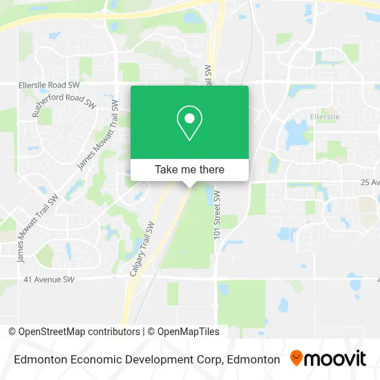 Edmonton Economic Development Corp map