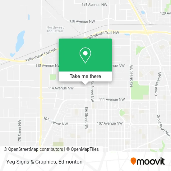 Yeg Signs & Graphics map