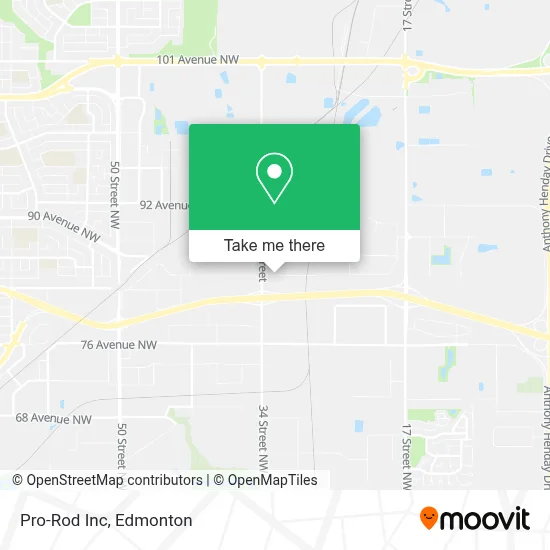 Pro-Rod Inc map