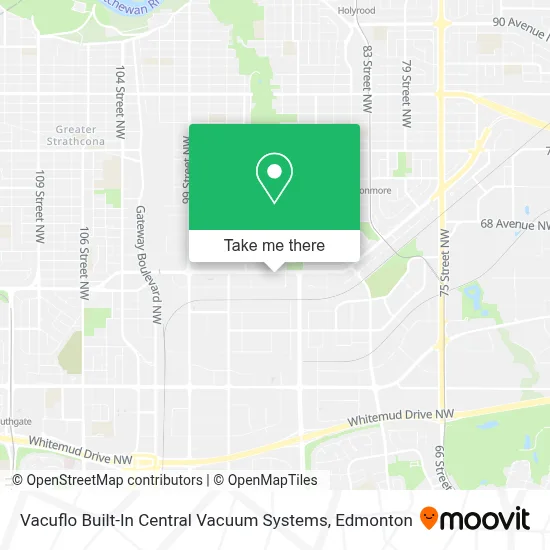 Vacuflo Built-In Central Vacuum Systems map