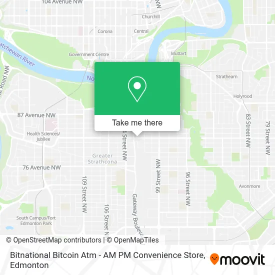 Bitnational Bitcoin Atm - AM PM Convenience Store map