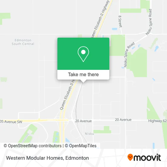 Western Modular Homes map