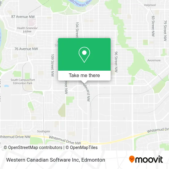 Western Canadian Software Inc map