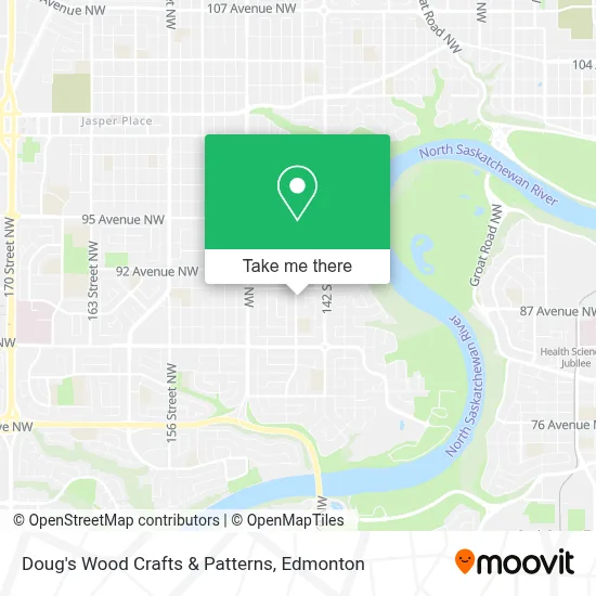Doug's Wood Crafts & Patterns map