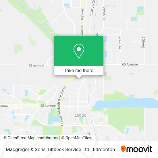 Macgregor & Sons Tiltdeck Service Ltd. map