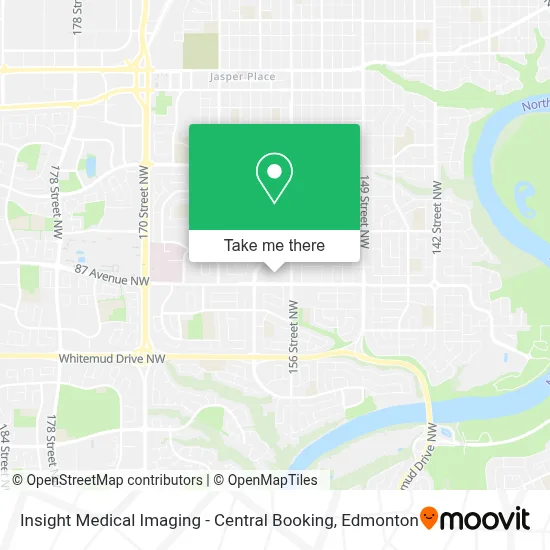 Insight Medical Imaging - Central Booking map