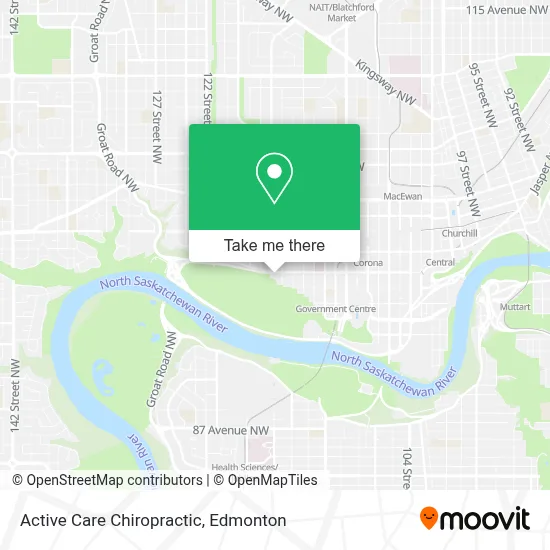 Active Care Chiropractic map