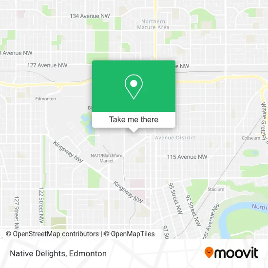 Native Delights map