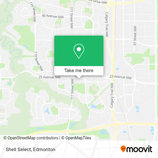 Shell Select map