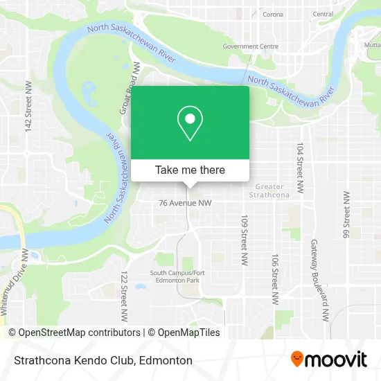 Strathcona Kendo Club map
