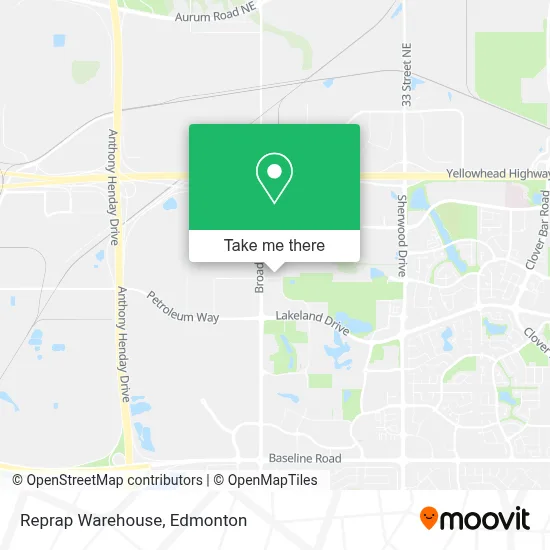 Reprap Warehouse map