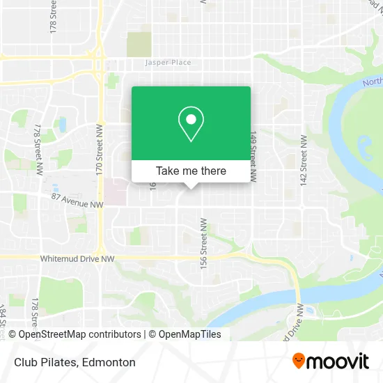 Club Pilates map