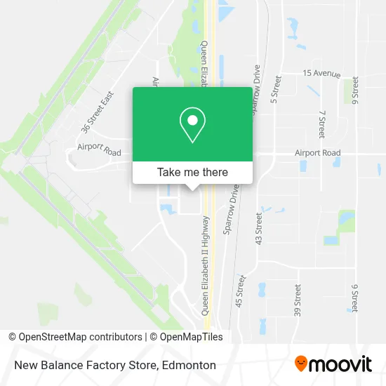 New Balance Factory Store map