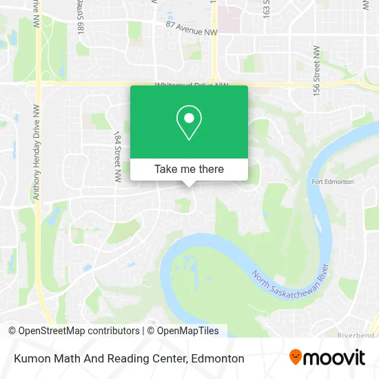 Kumon Math And Reading Center map
