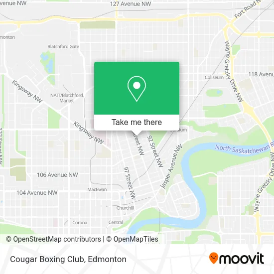 Cougar Boxing Club map