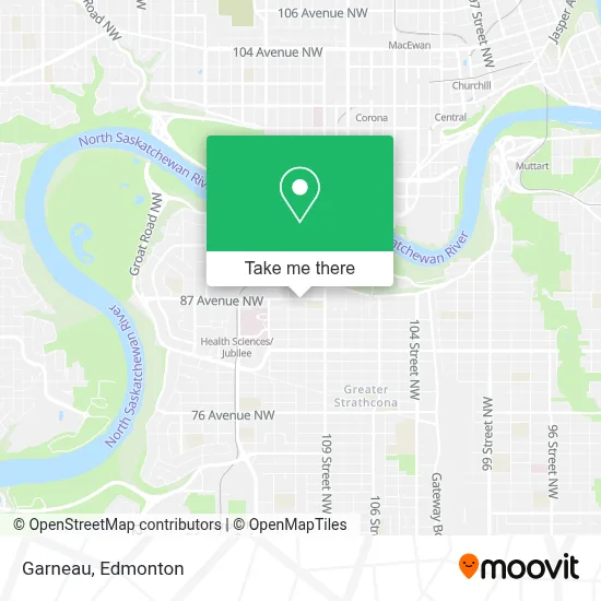 Garneau map