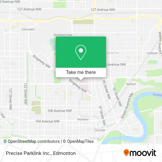 Precise Parklink Inc. map