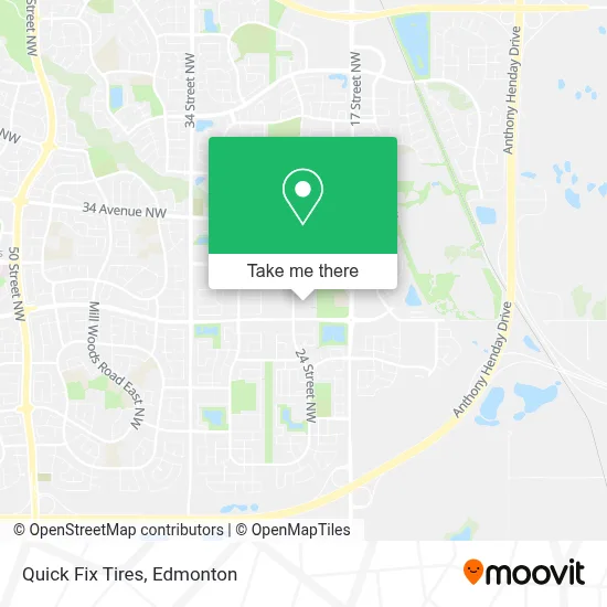 Quick Fix Tires map