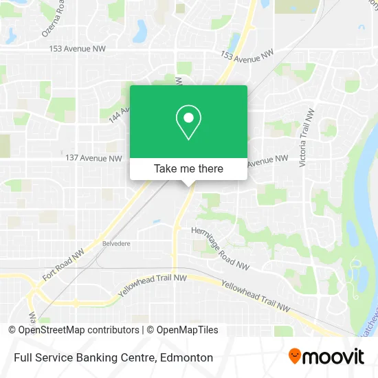 Full Service Banking Centre map