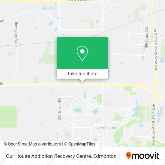 Our House Addiction Recovery Centre map