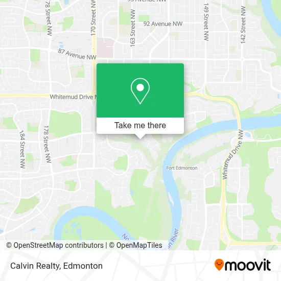 Calvin Realty map