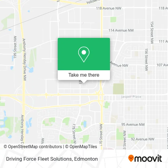 Driving Force Fleet Solutions map