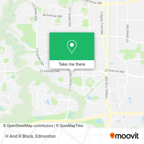 H And R Block map