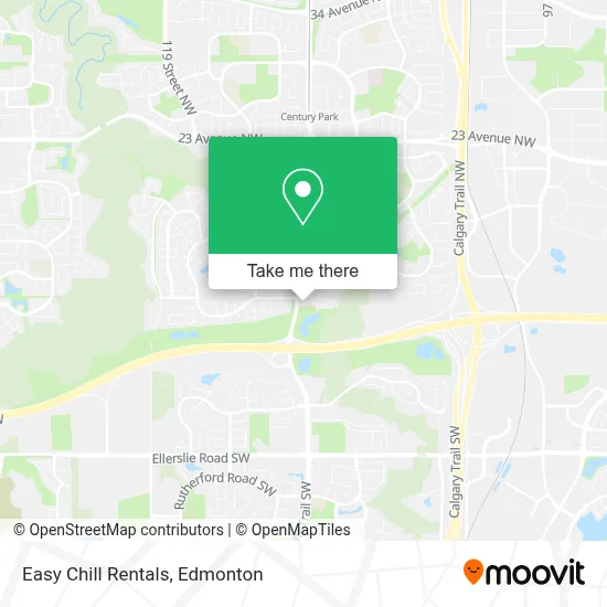 Easy Chill Rentals map