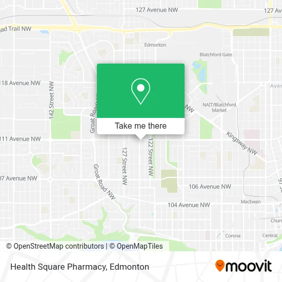 Health Square Pharmacy map