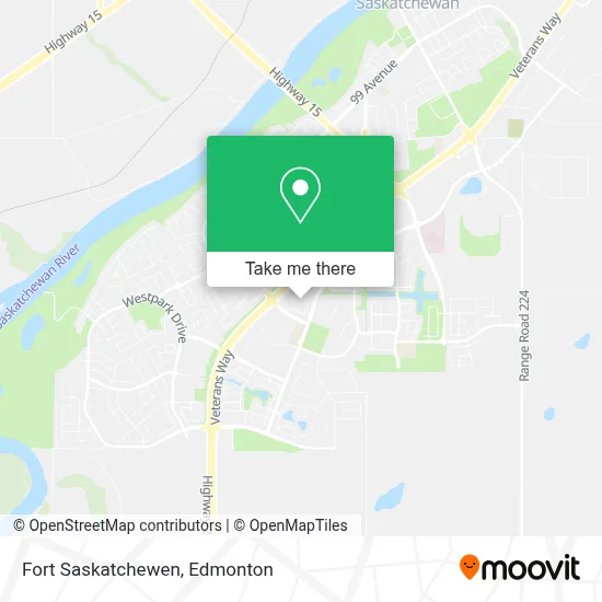Fort Saskatchewen map